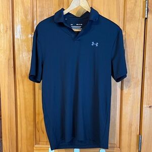 Men's Under Armour Black Polo Shirt